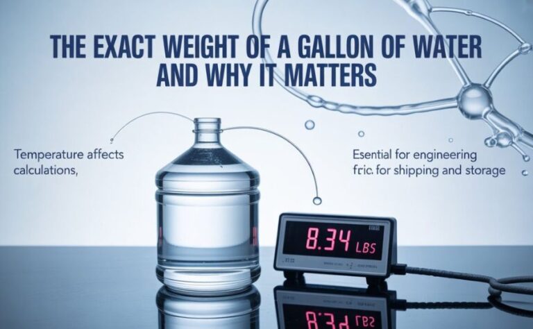 How much Weight of a Gallon of Water? The Full, Honest Answer
