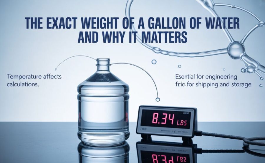 How much Weight of a Gallon of Water? The Full, Honest Answer