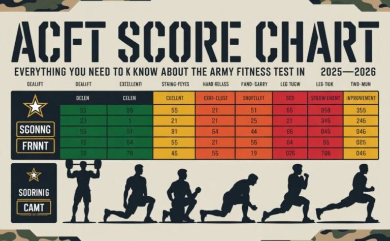 The ACFT Score Chart: Everything You Need to Know About the Army's Fitness Standard