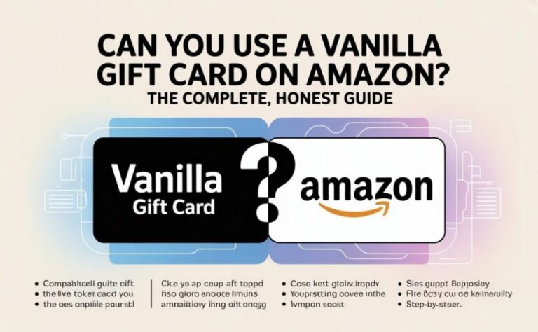Can You Use a Vanilla Gift Card on Amazon? The Honest, Complete Answer