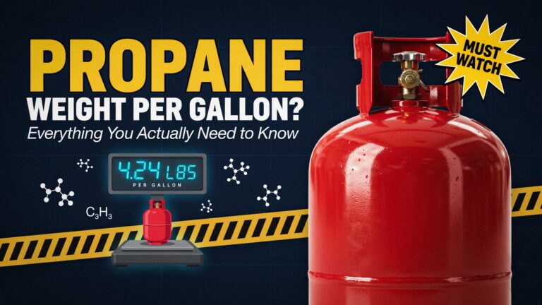 Propane Weight Per Gallon? Everything You Actually Need to Know