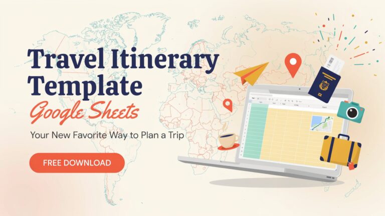 Travel Itinerary Template Google Sheets: Your New Favorite Way to Plan a Trip