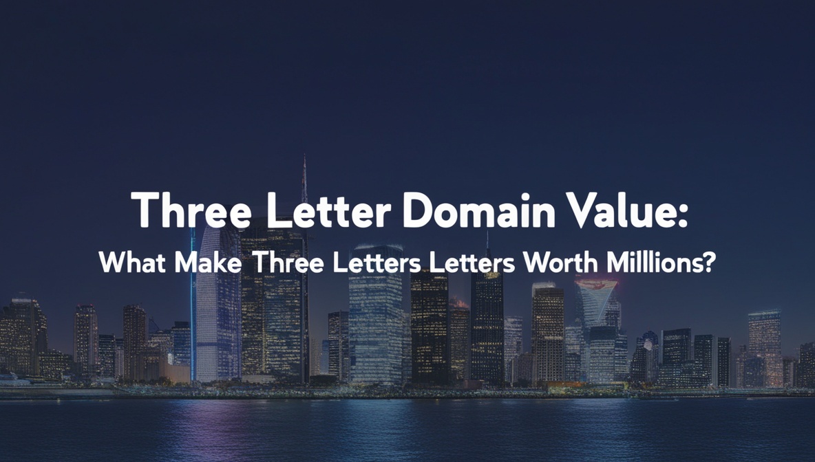 Three Letter Domain Name Value: What Makes Three Letters Worth Millions?